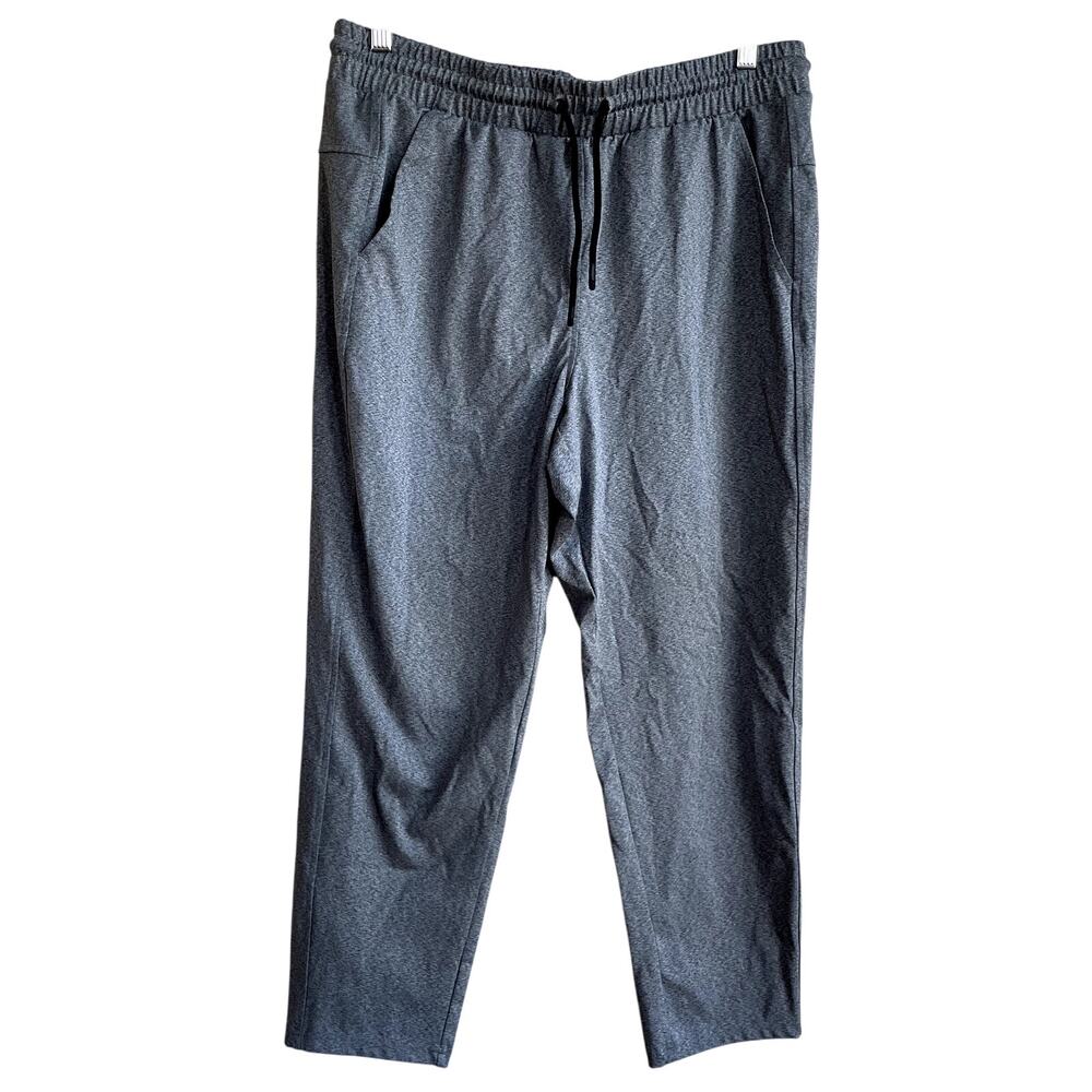 Spyder Active gray sweatpants men's size large pockets elastic drawstring‎ waist